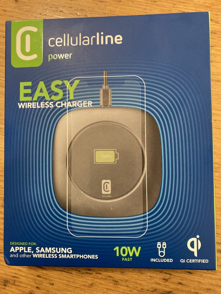 Carregador Wireless CELLULARLINE Easy charger - Novo