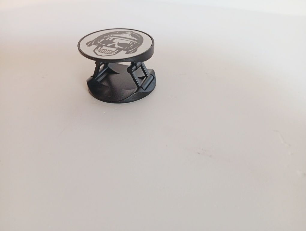 Suporte de dedos personalizável e articulado para telemóvel