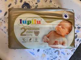 Pieluchy pieluszki Lupilu 2 premium mini, nowe, 44 szt