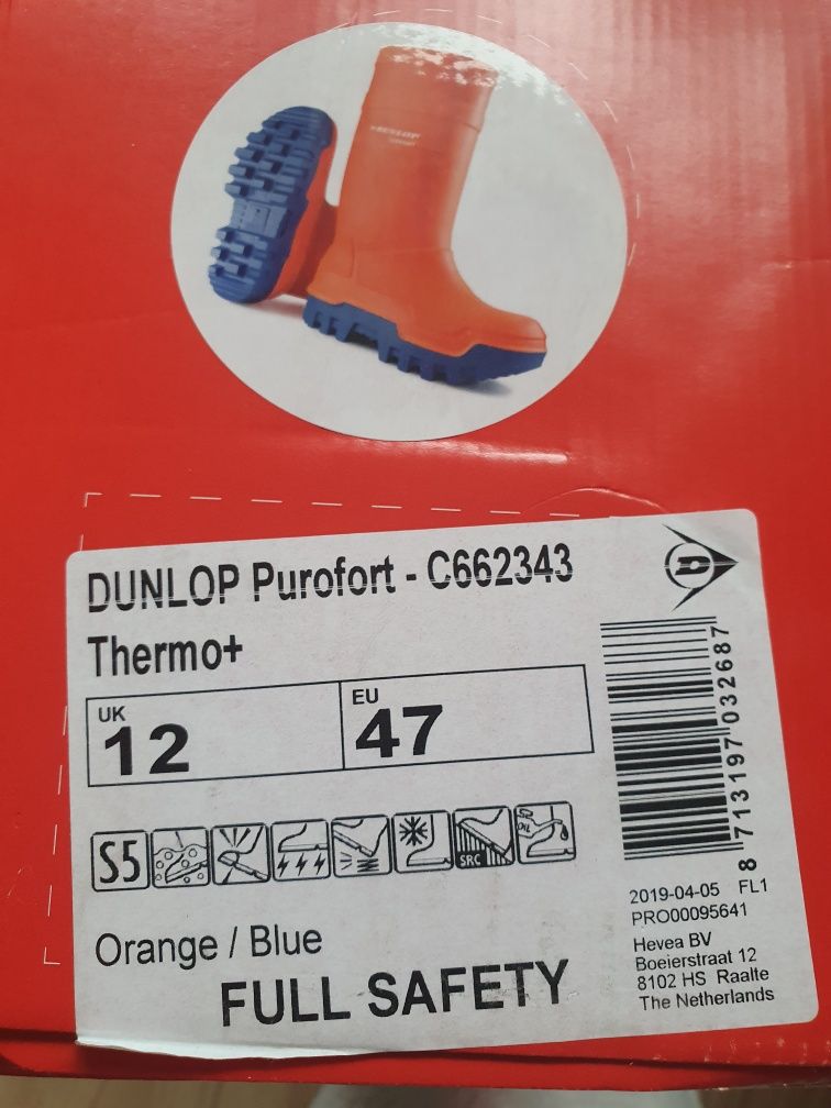 Kalosze Dunlop Purofort