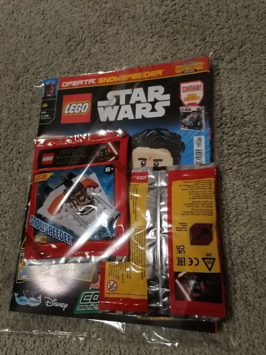 Revista lego star wars com erro - incluí 2 polybags edição limitada