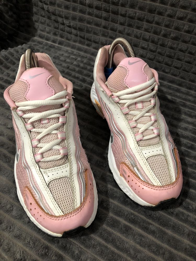 NIKE 2000год (36.5-37) 23-23.5см Jet Stream женские кроссовки розовые