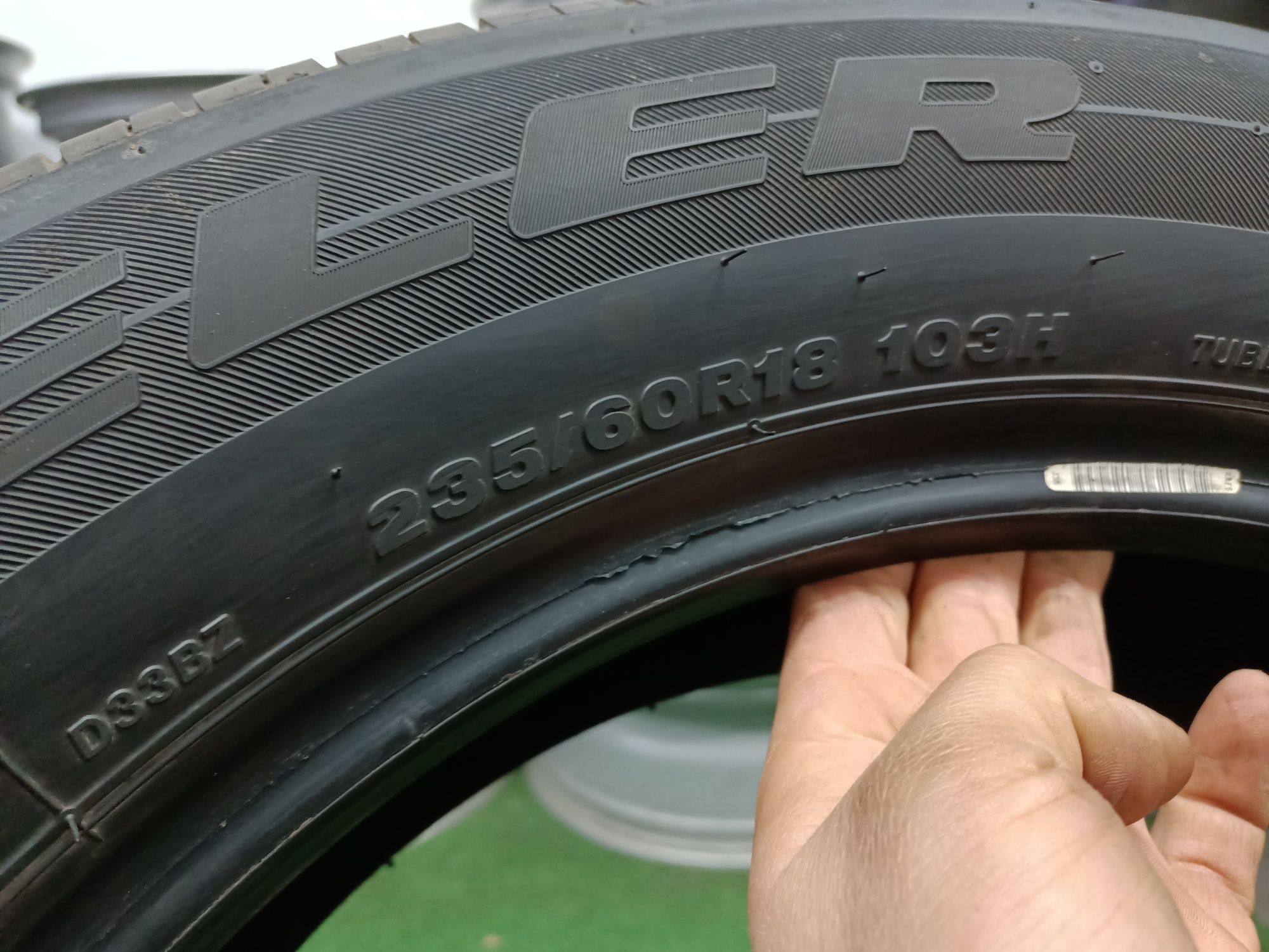 4 x 235/60/18 Bridgestone Dueler H/L Opony Letnie Wysyłka