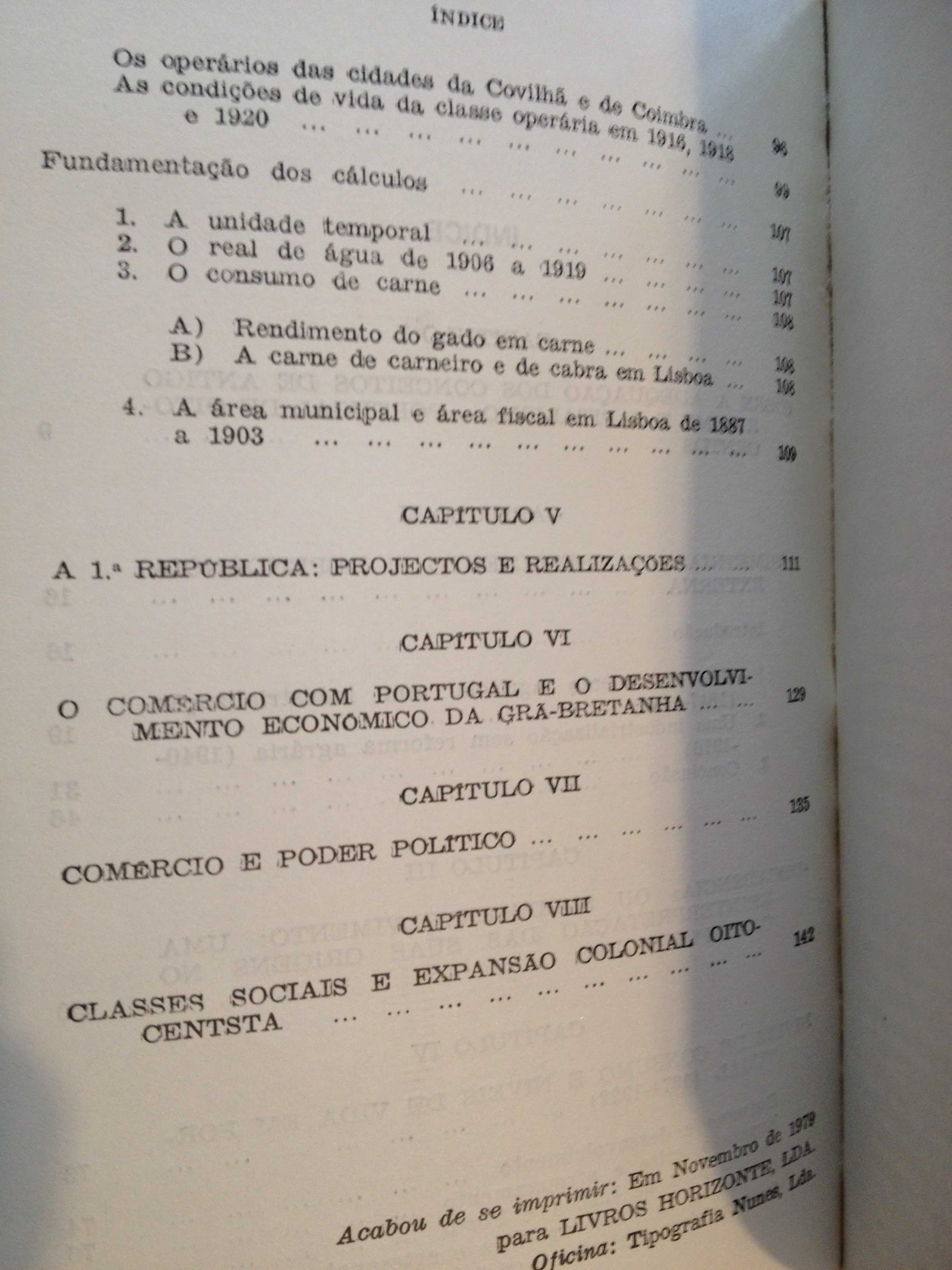 Política e Economia, Portugal nos séculos XIX e XX
