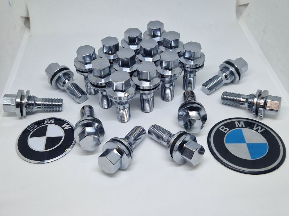 Болт колісний BMW 14×1.25/14×1.5 пресшайба хром для дисків Land Rover
