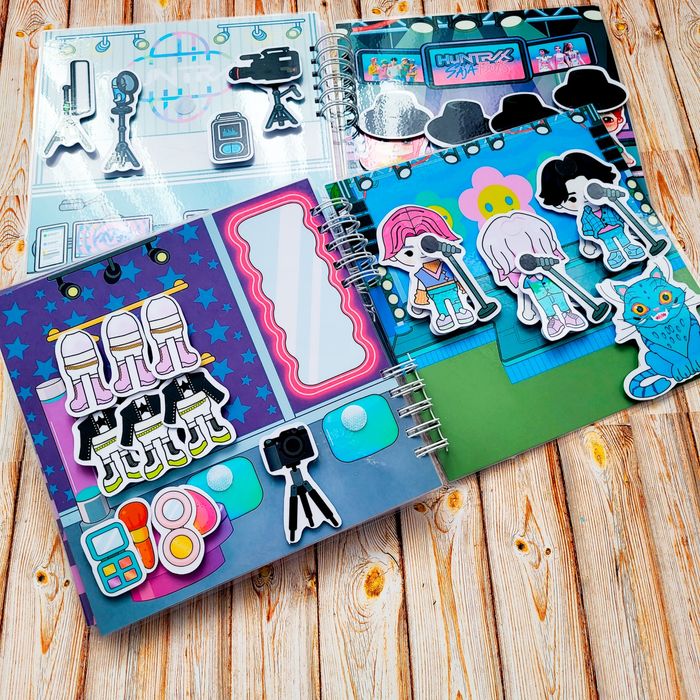 Zestaw książek 2 szt. K-pop Demon Hunters. Lamibook