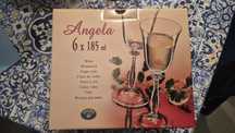 Bohemia Crystal Angela kieliszki 185 ml czeski kryształ