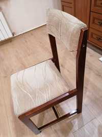 Stare drewniane krzesło PRL
