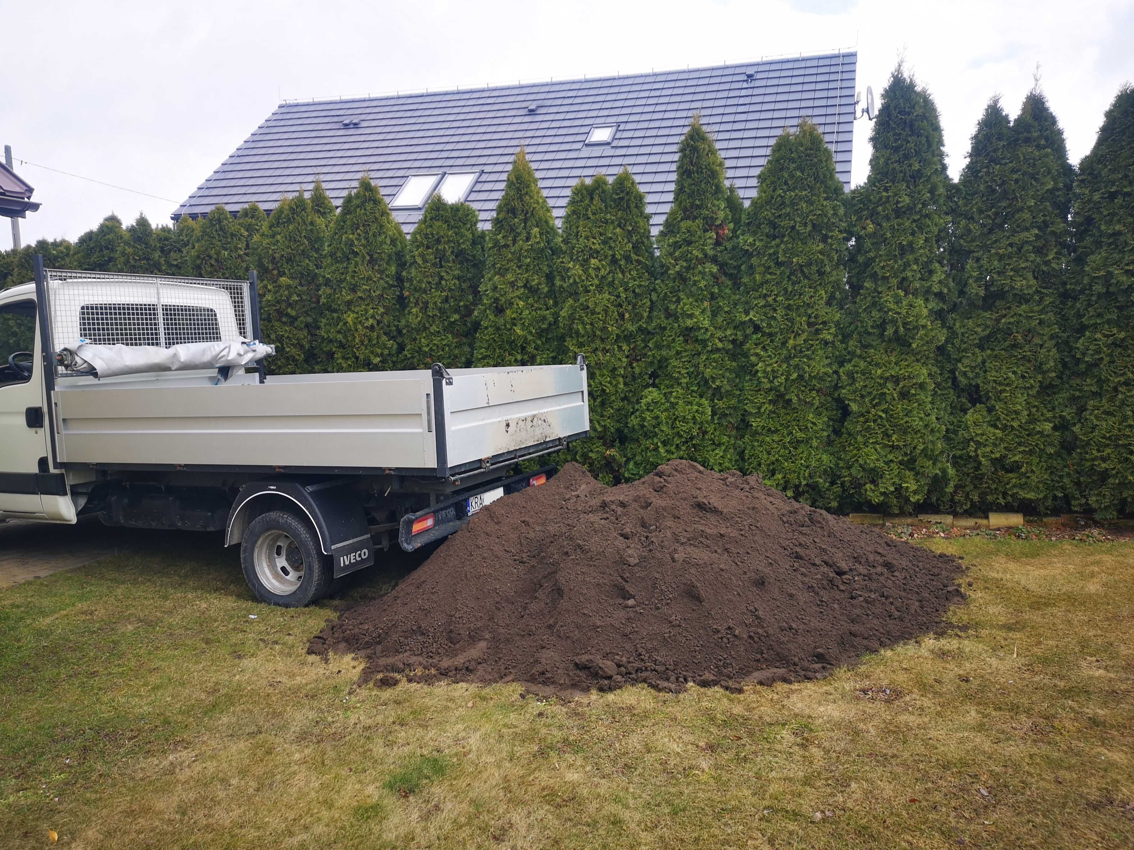 Ziemia Ogrodowa SIANA (Czarnoziem, Humus pod trawnik, warzywa) KRAKÓW