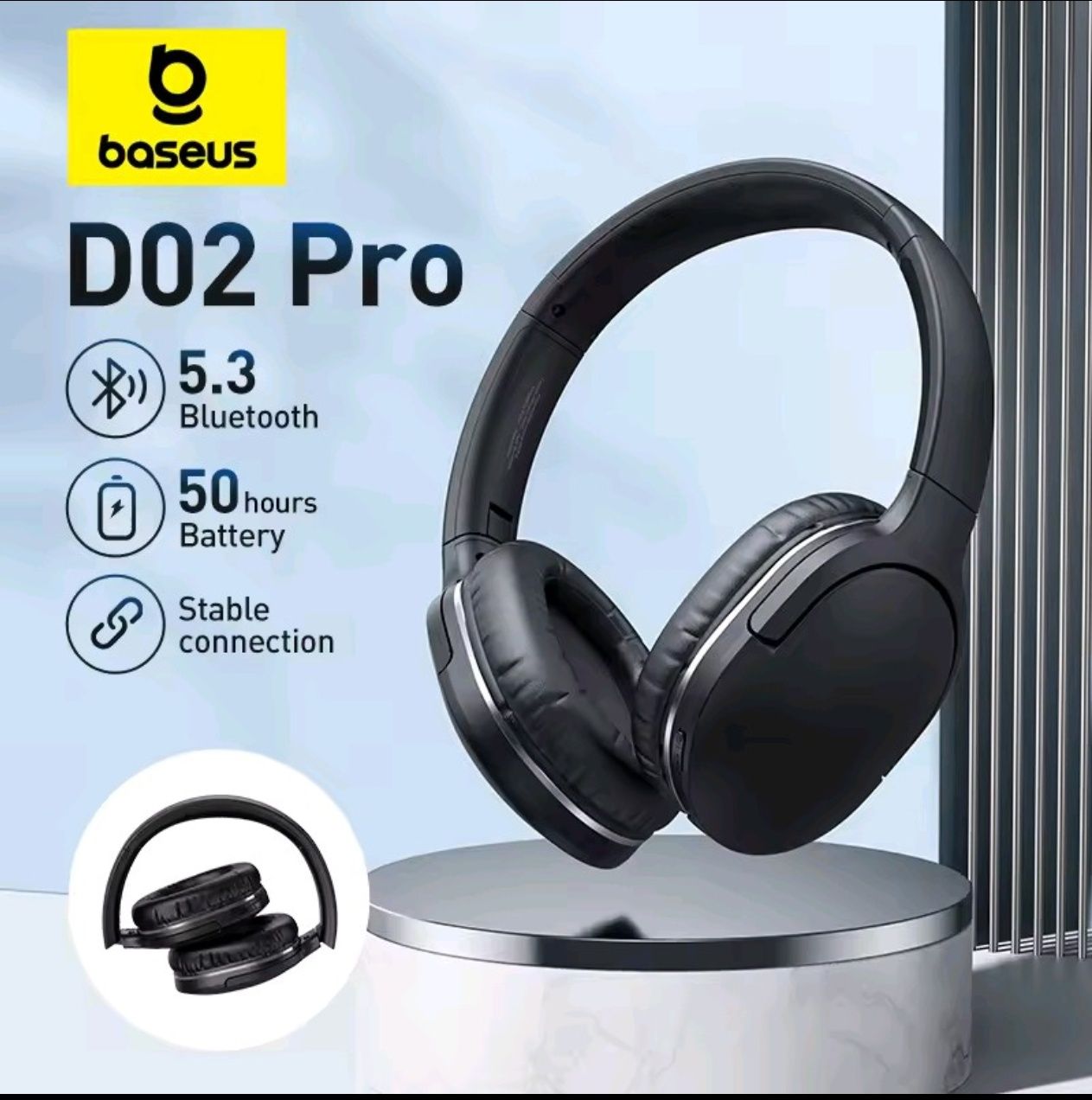 Baseus D02 pro новые наушники