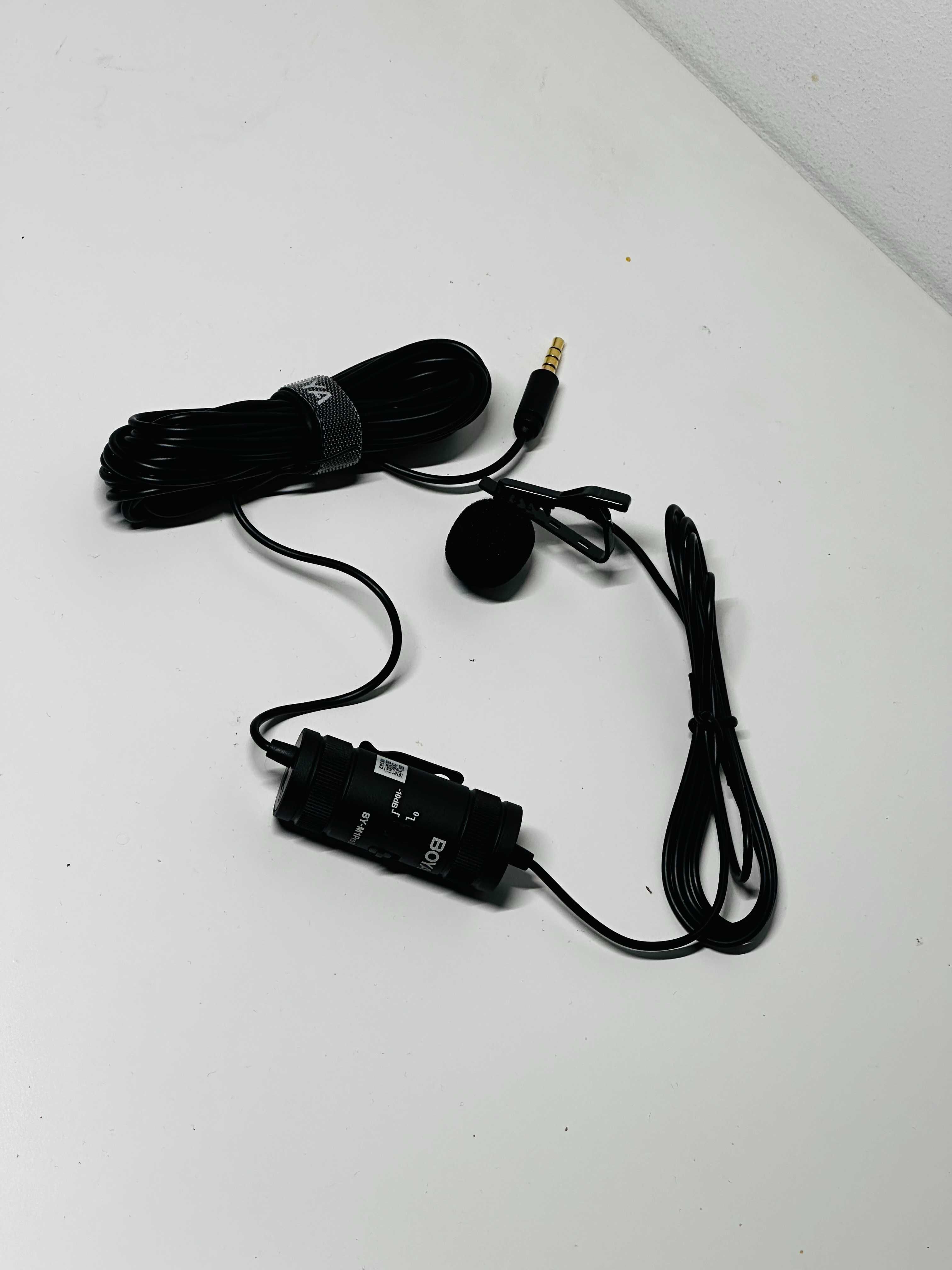 Microfone BOYA BY-M1 Pro de Lapela - Sem Bateria | 6m