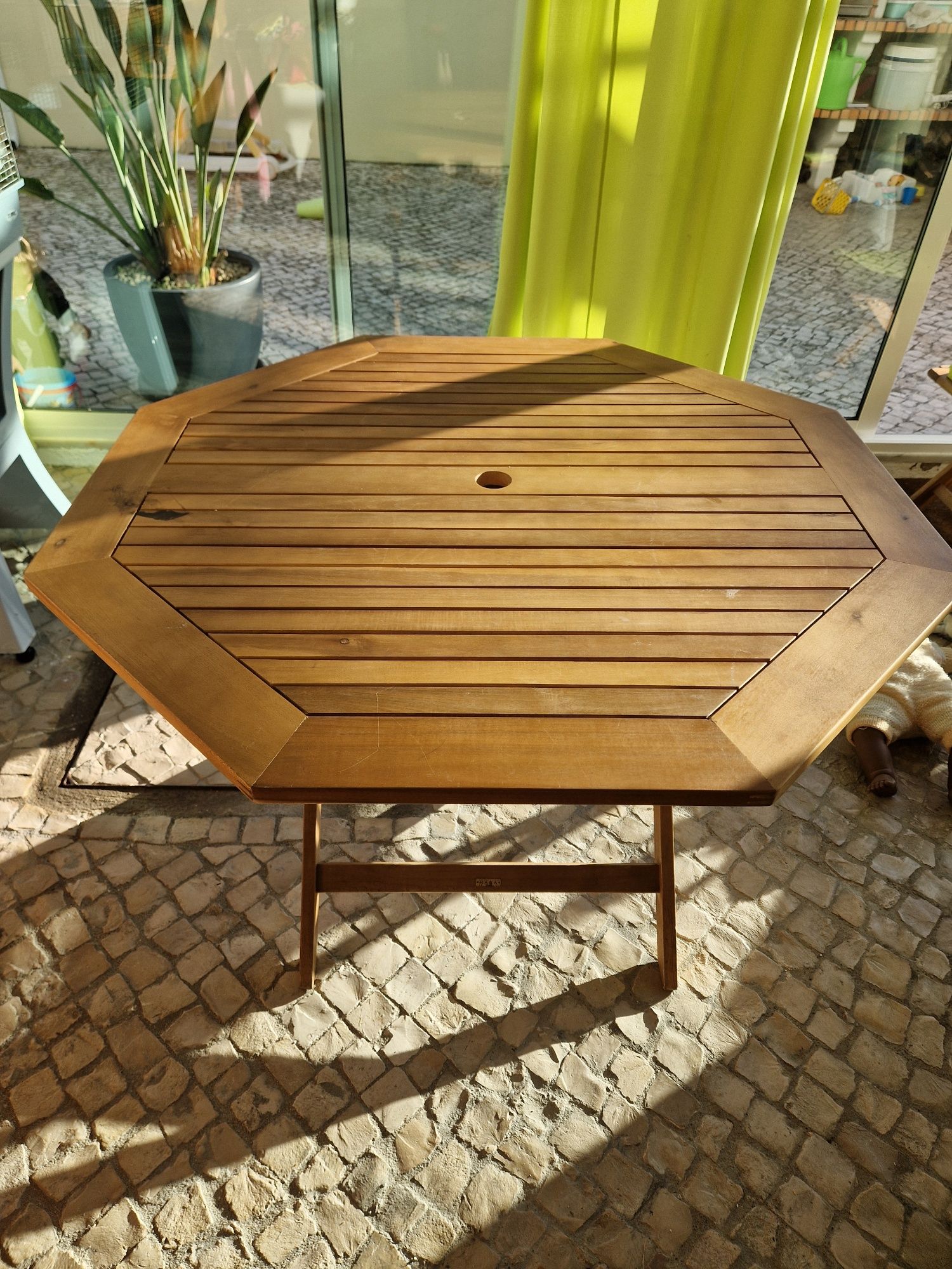 Mesa madeira octogonal Primavera Verão
