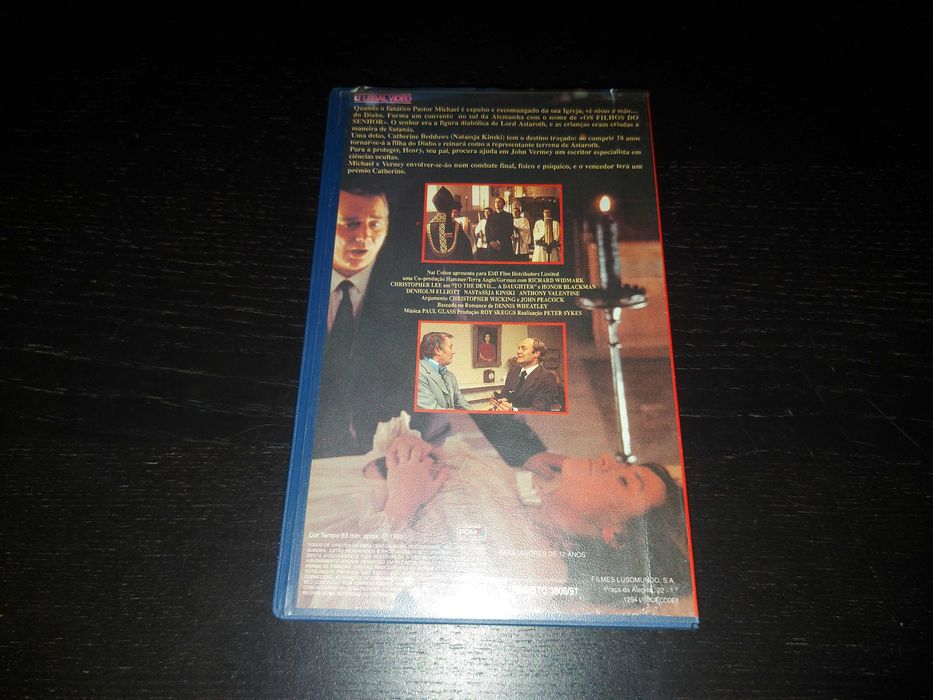 O Emissário do Diabo . VHS . Hammer