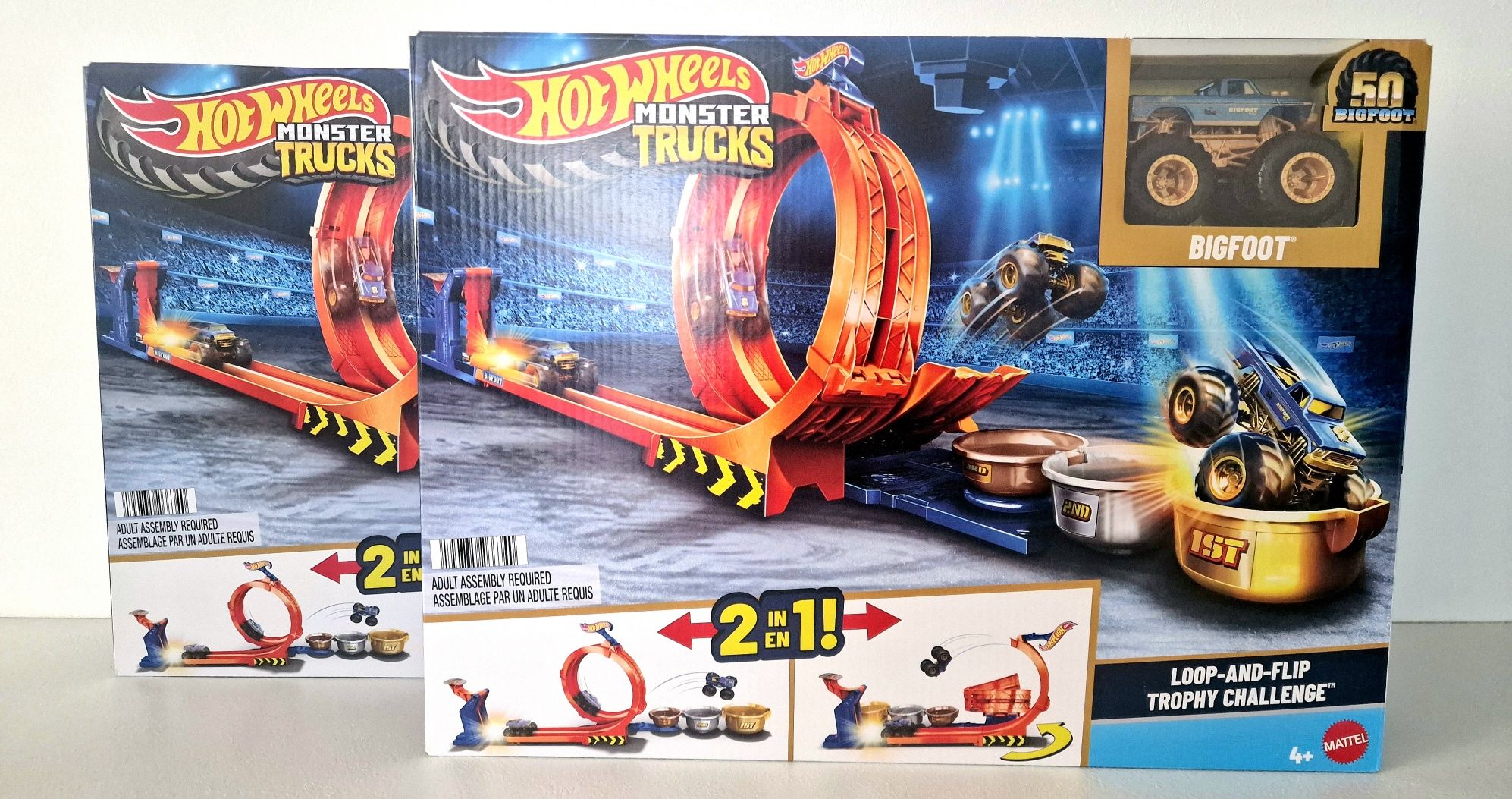 Ігровий набір Hot Wheels Monster Trucks Петлі та трюки (JBX64)