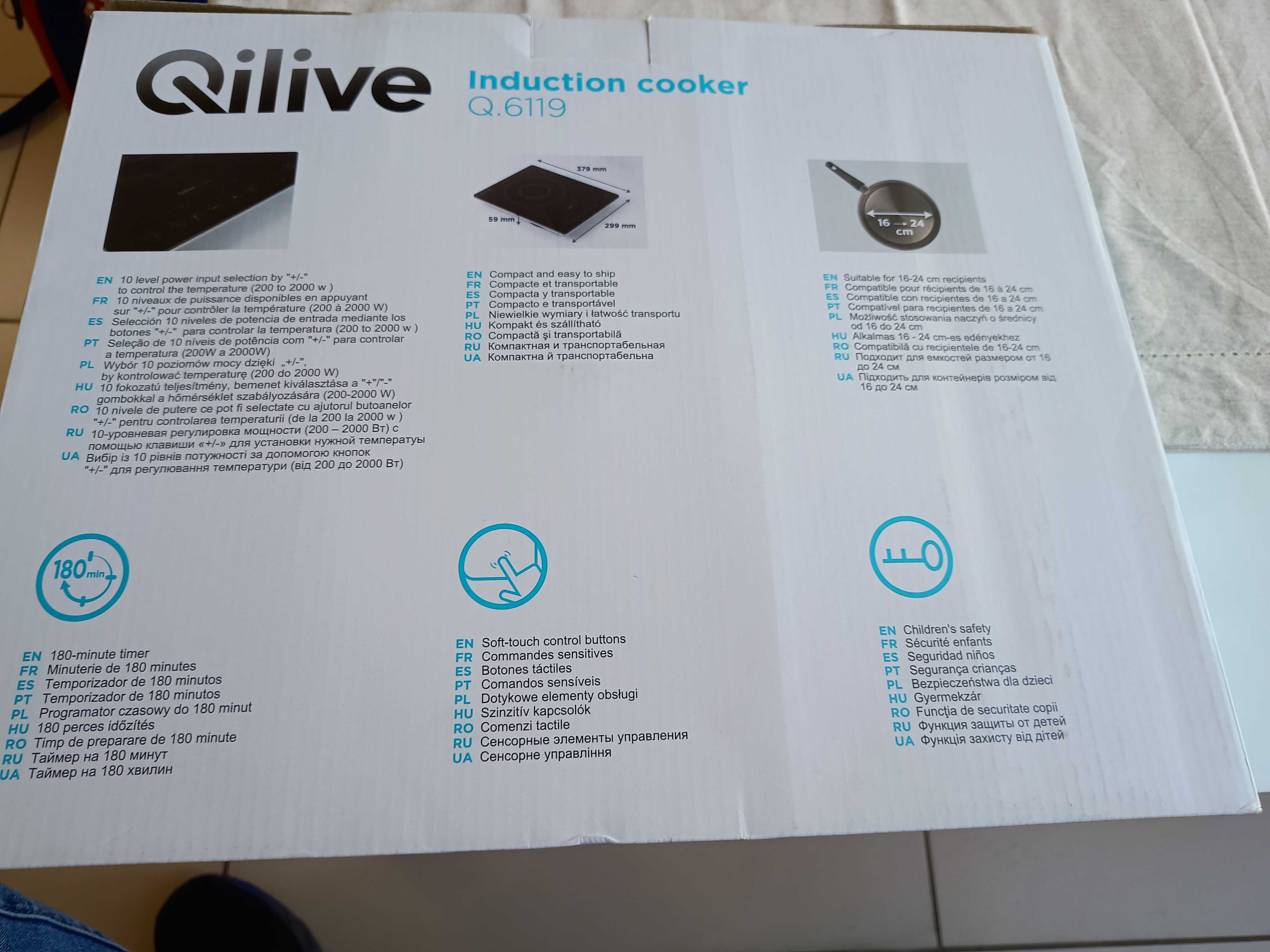 Płyta indukcyjna Qilive Q.6119 - Nowa.