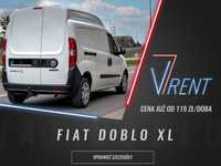 Wypożyczalnia samochodów / Fiat Doblo XL / Hak / FV-23% / Dostawczy.