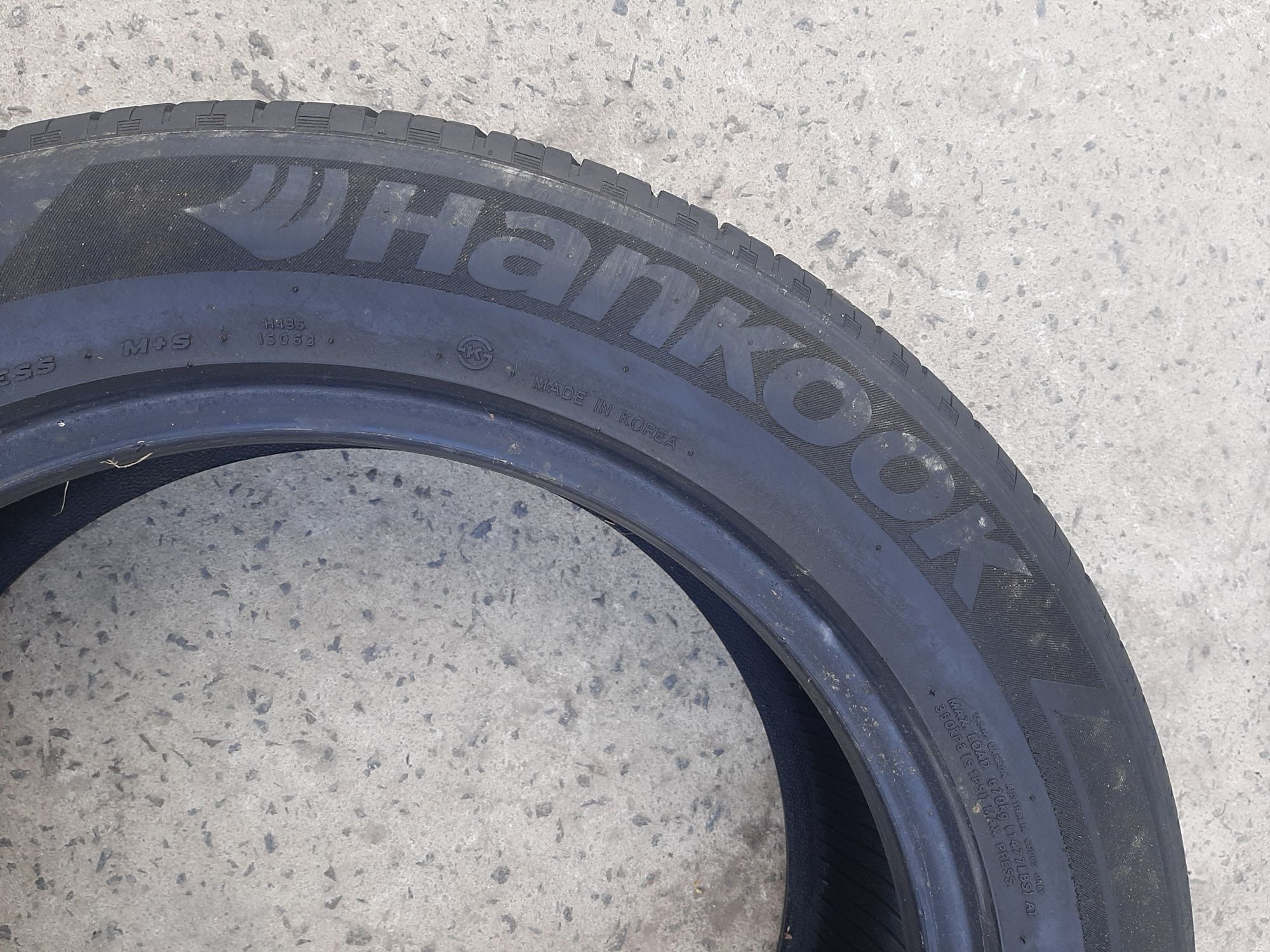 Шини 215*55R17 Hankook