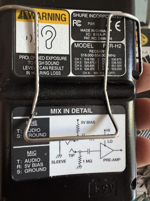 Shure PSM 200 - Monitor douszny.