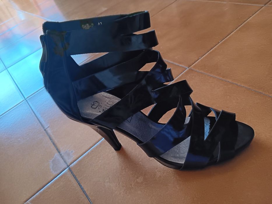 Sapato sandália vintage SEXY!ARRASOU