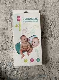 Антиковзний килимок Kinderenok XL Бірюзовий у ванну