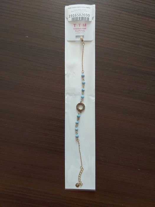 Bransoletka TTM Xuping, stal 316L, nowa