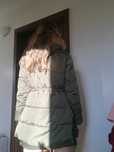 Kurtka zimowa jak puchowa S zielona khaki parka coat winter