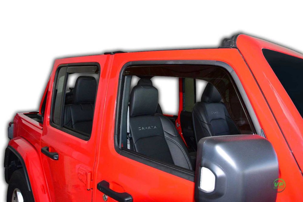 Ветровики вставные Jeep Wrangler JL / Gladiator 2019+ Heko новые 4 шт.