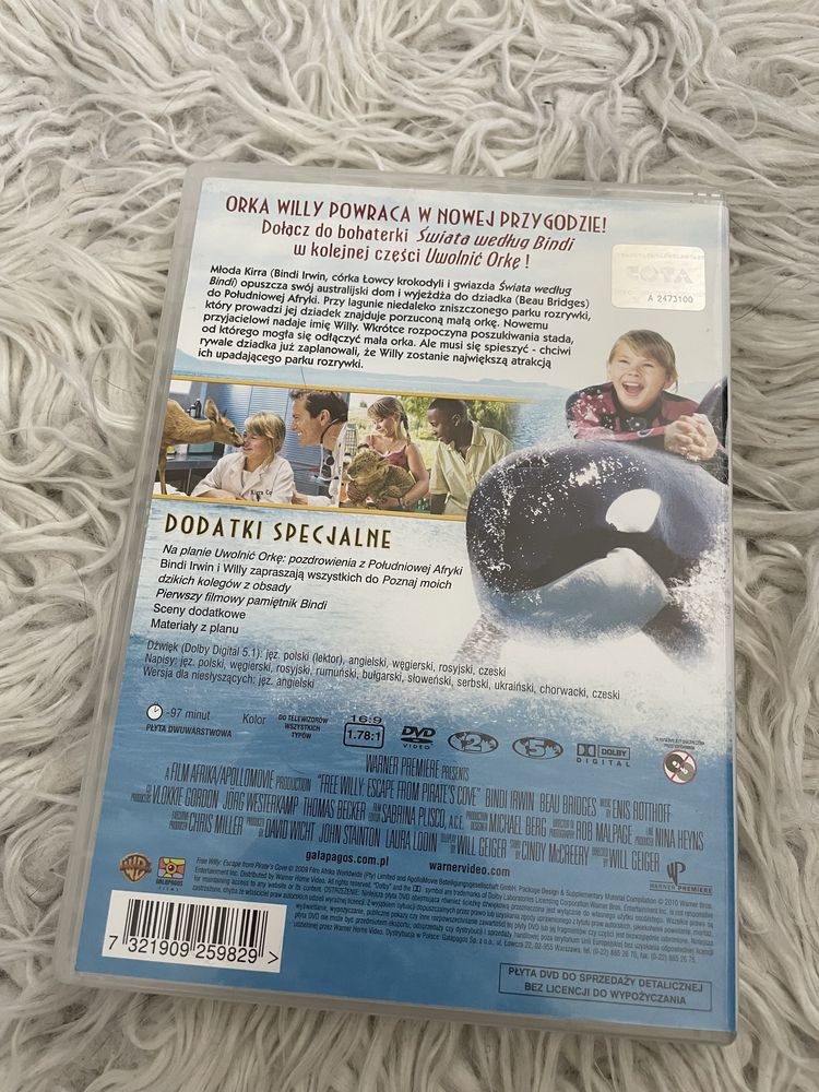 Płyta DVD film Uwolnić orkę 4 Ucieczka z Zatoki Piratów