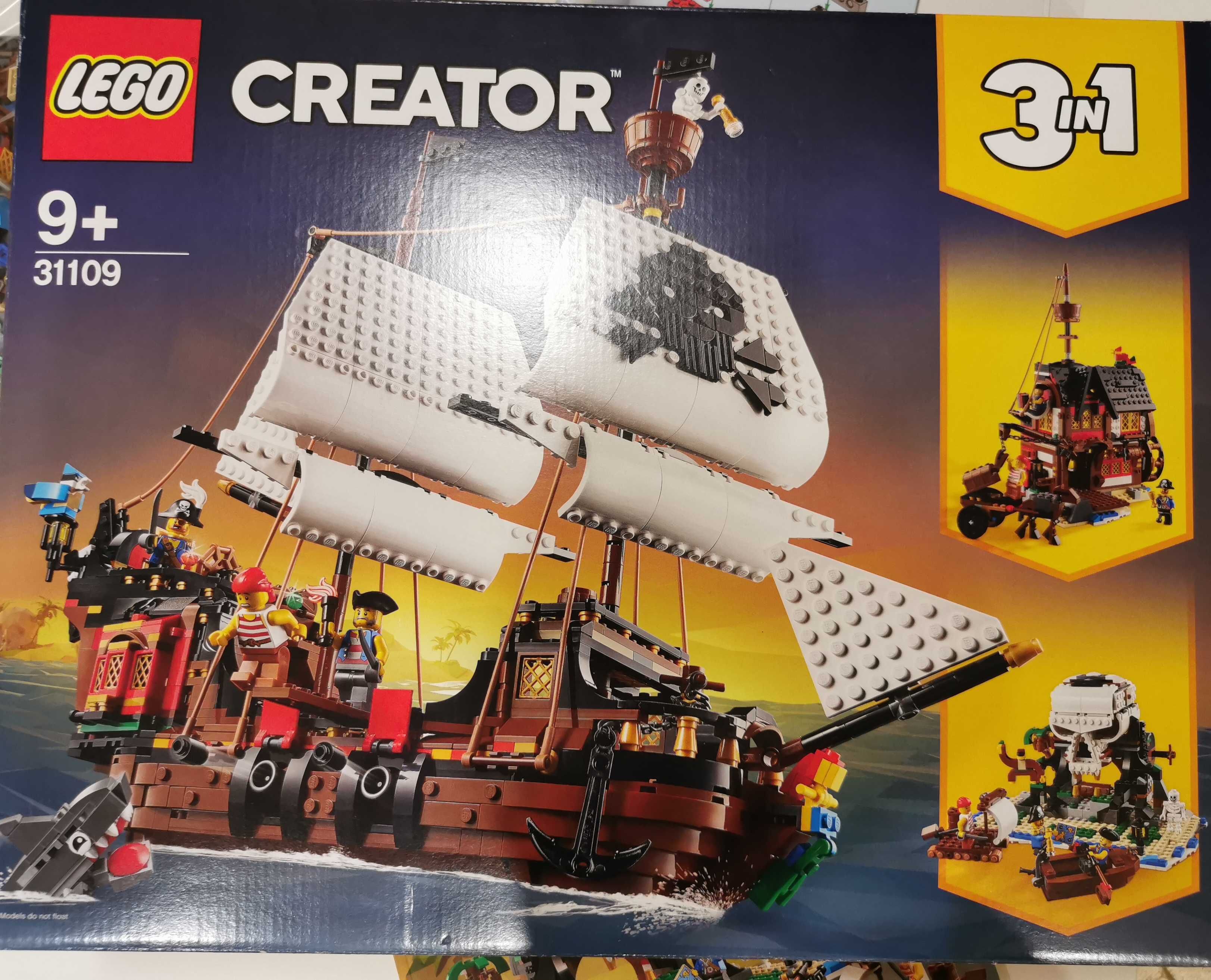 Конструктор LEGO Creator Пиратский корабль, 1262 детали (31109)