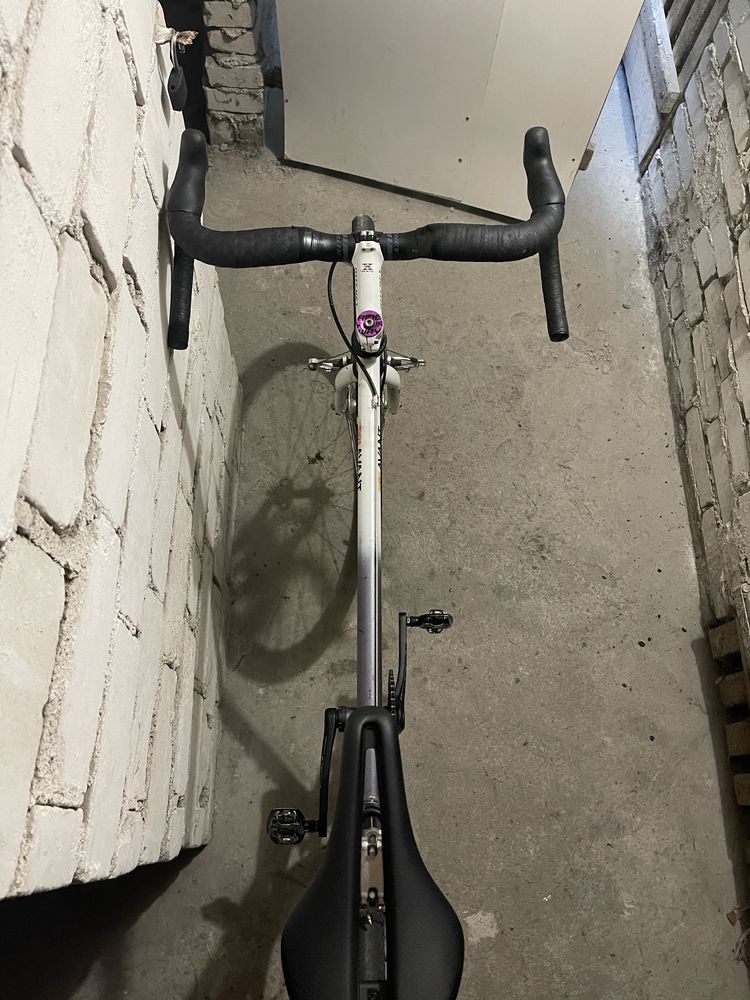 Rower gravel retro L giant avant stalowy cro-mo