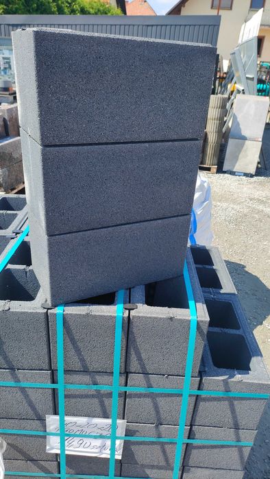 Pustak bloczek donica ogrodzenie 40x20 ogrodzenia pustaki ogrodzeniowe