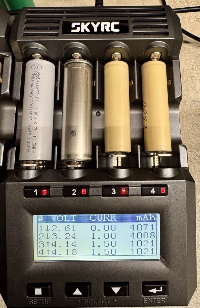 Аккумулятор высокотоковый 21700 Ampace JP40, 70А