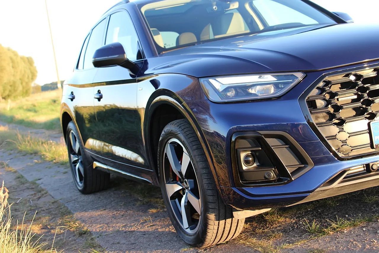 Audi Q5 45TFSi,S-LINE ,Bang Olufsen,Jasne Skóry,BLACK,Virtual,Pełny serwis-ASO