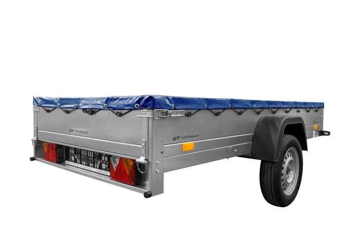 Przyczepka 264x125 UNITRAILER GARDEN 264 KIPP z plandeką niebieską