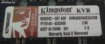 DDR Kingston 512mb 2х256
