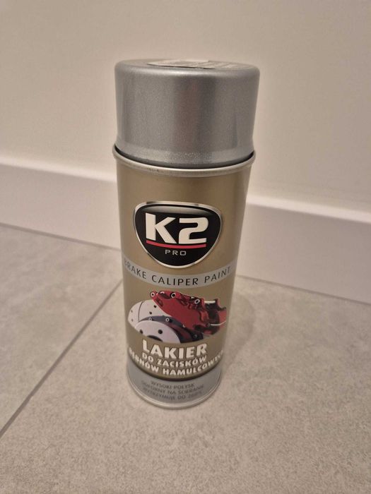 K2 Lakier do zacisków Brake Caliper Srebrny 400ml