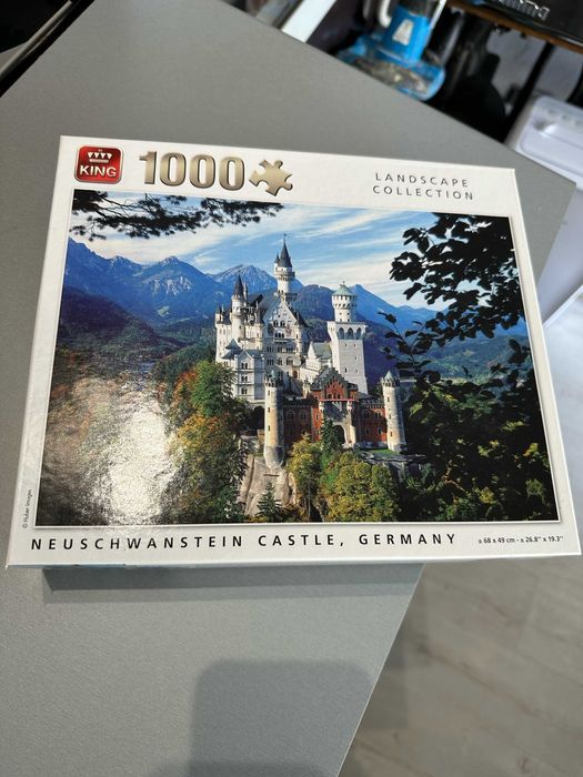Puzzle KING 1000 el 68 x49 zamek NEUSCHWANSTEIN
