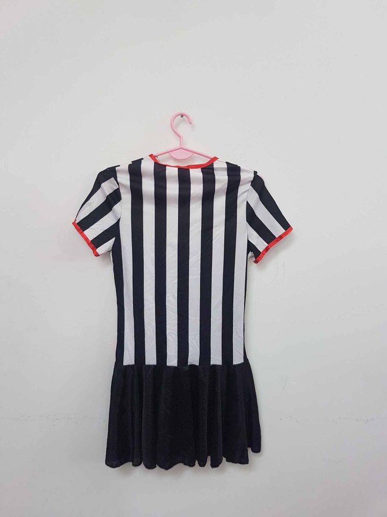 Sukienka przebranie sędzina piłkarska sędzia rozmiar 12 14 lat. A3052