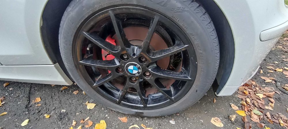 felga koła alufelgi felgi bmw e81 5x120 borbet opona 225/45 r17 lato