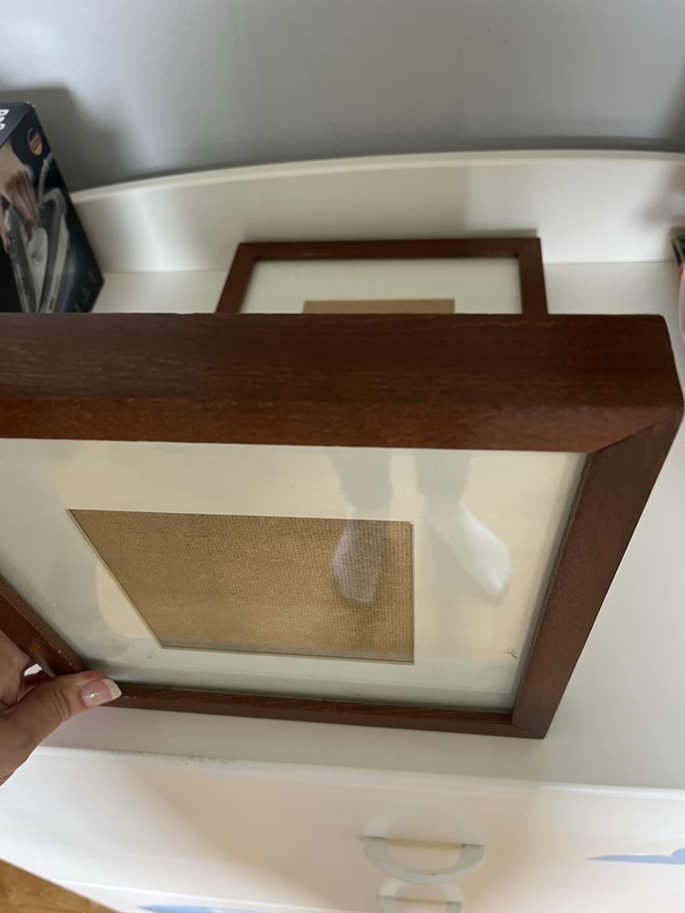 Dwie szerokie ramki Ikea Ribba stan dobry