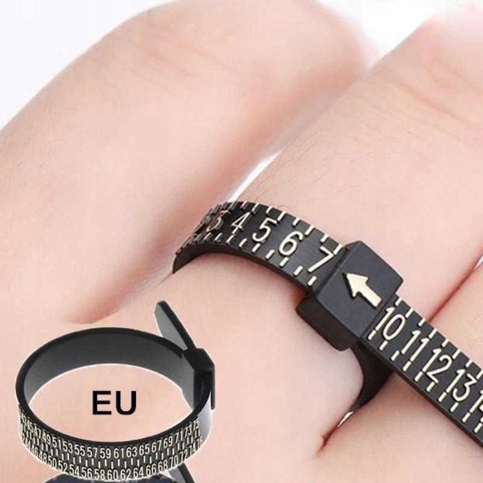 Miarki Jubilerskie do mierzenia Pierścionków Obrączek Palców Zestaw