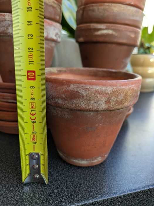 Conjunto de vasos de terracota