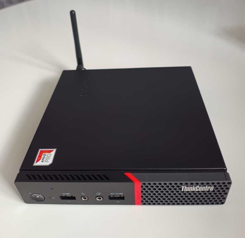 Мини ПК Lenovo M715q AMD A12-9800E/DDR4 8g/128gb nvme/WiFi/Bt/Win лиц.