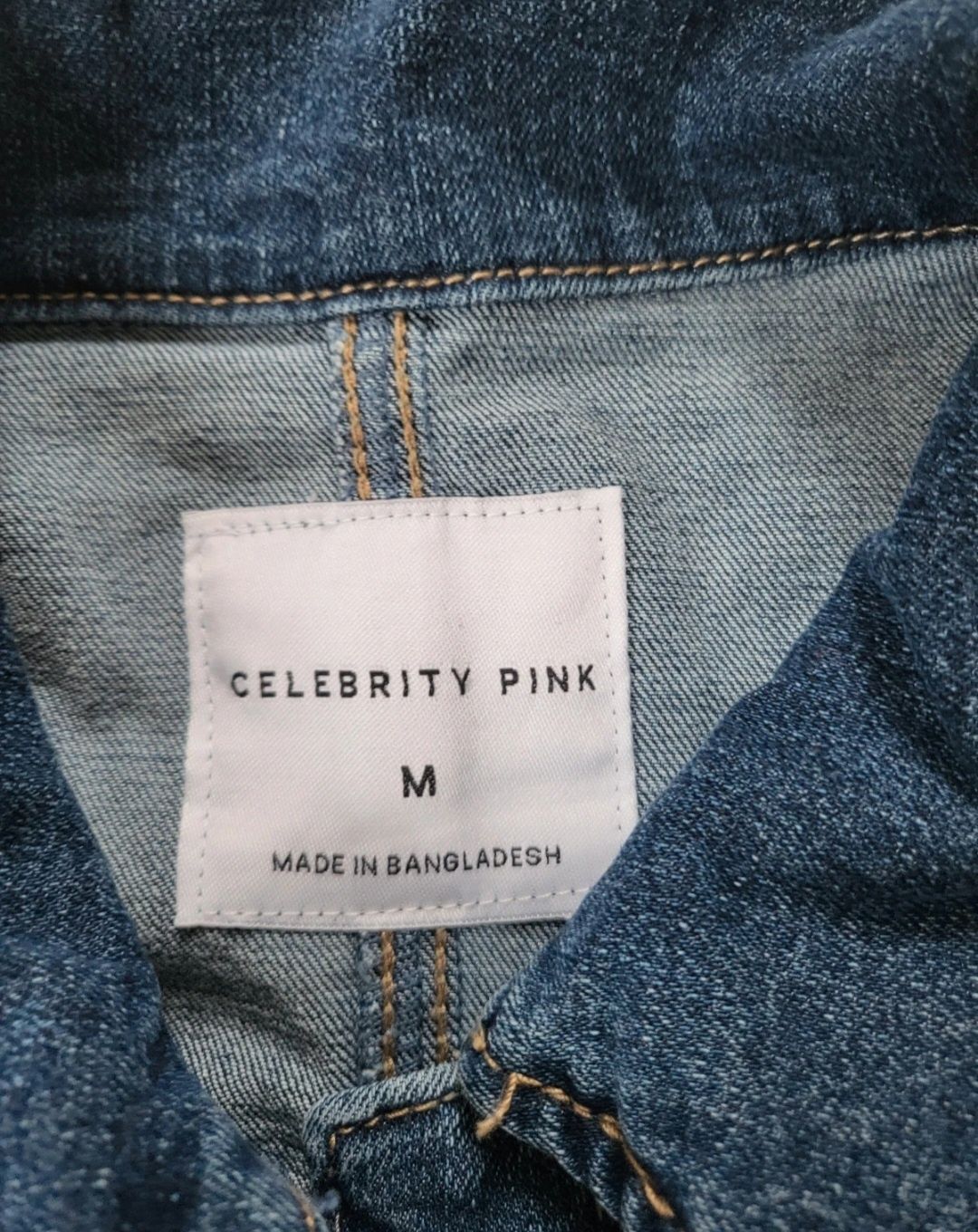 Kombinezon jeansowy celebrity pink