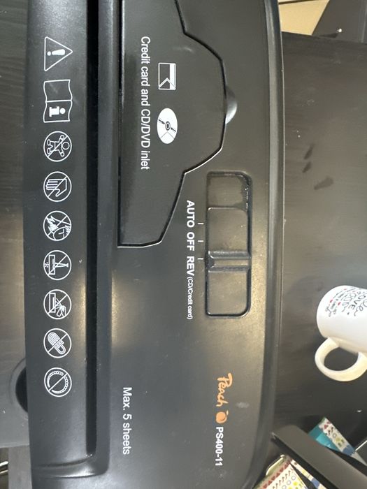 Destruidora de papel e cd’s eletrica