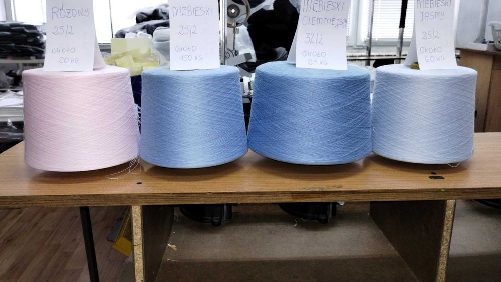 Przędza akryl tex 30/1 ,30/2 , 25/2 niska cena