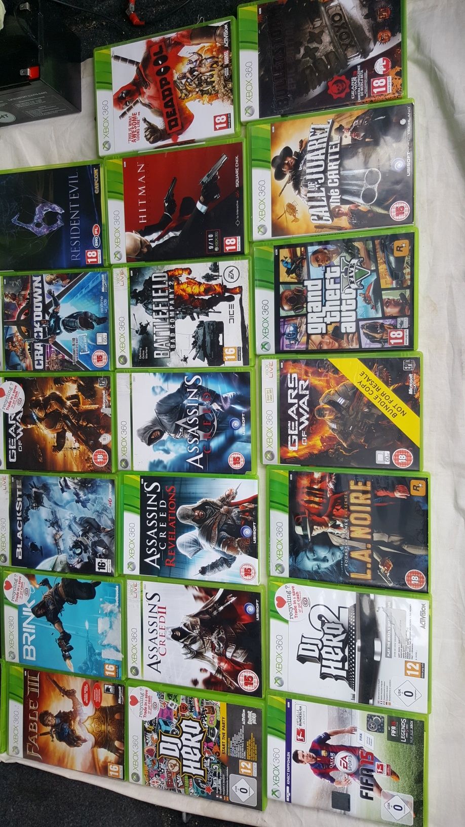 Gry xbox 360  zestaw i pojedynczo