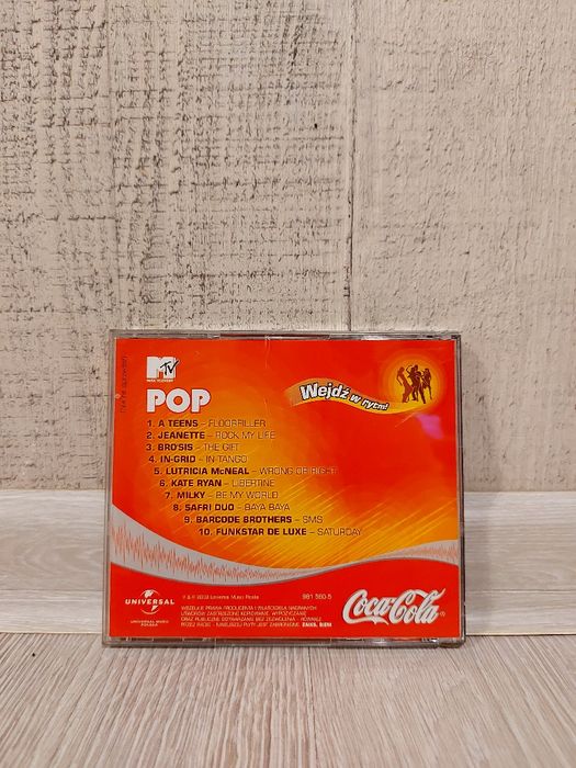 Plyty cd pop disco techno rock MTV hits orginal