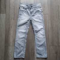 Szare jeansy na 5-6 lat (110-116 cm) NEXT