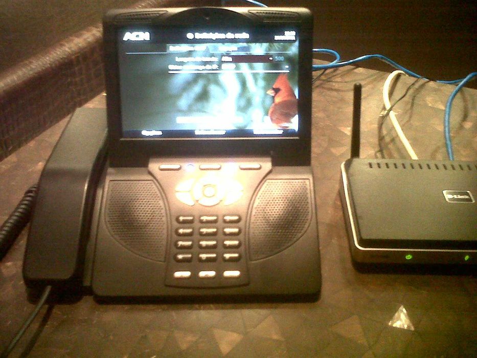 Videophone IRIS 3000, um dispositivo VoIP .